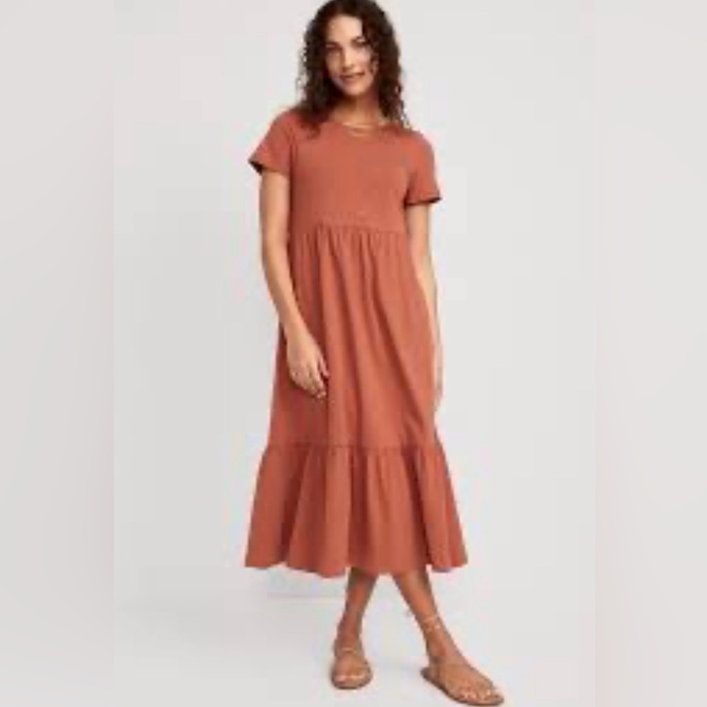Old Navy Terracotta Midi Dress